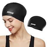 Aegend Swim Caps for Long Hair, Durable Silicone...