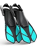 Greatever Snorkel Fins Adjustable Buckles Open Heel...