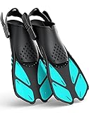 Greatever Snorkel Fins Adjustable Buckles Open Heel...