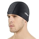 Firesara Fabric Swim Cap, High Elasticity Swimming Cap...
