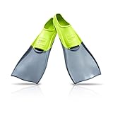 Speedo unisex Rubber Long Blade training swim fins,...