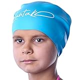 Swim Caps for Long Hair Kids - Swimming Cap for Girls...