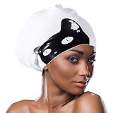 COPOZZ Extra Large Swim Cap, Designed for Long Hair...