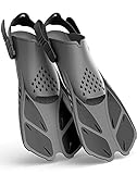 Greatever Snorkel Fins Adjustable Buckles Open Heel...