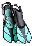 CAPAS Snorkel Fins, Swim Fins Travel Size Short...