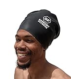 Sargoby Fitness Extra Large Swim Cap for dreadlocks and...