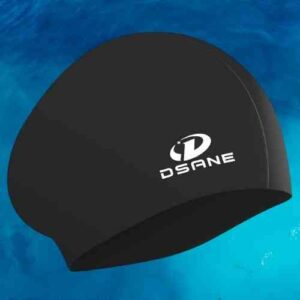 Dsane silicone swim cap for Triathlon 