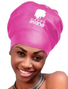 Happy Mane Thick Curly Hair Swim Cap