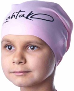 Lahtak Kids Swim Cap for Long Curly Hair